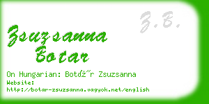 zsuzsanna botar business card